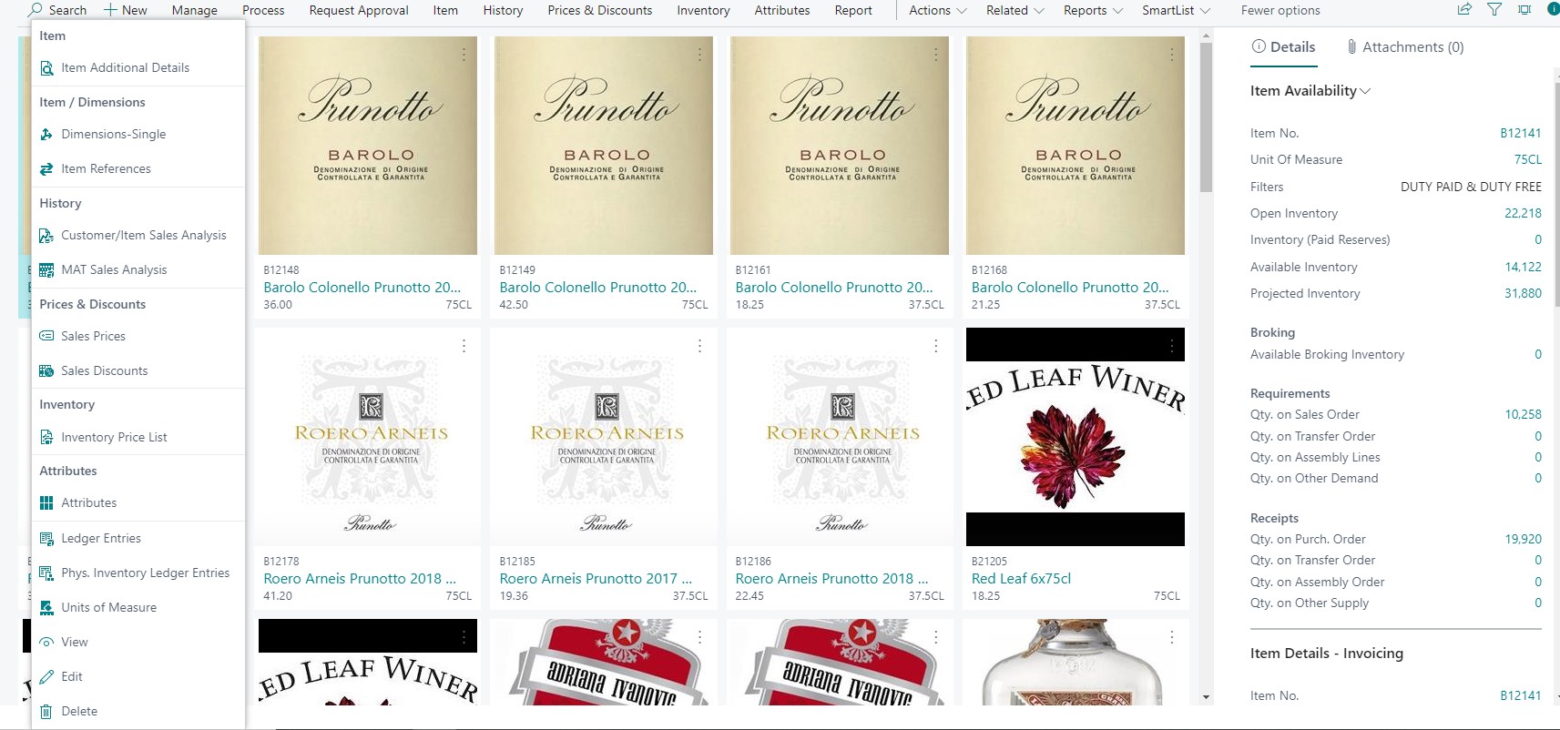 Bevica functionality spotlight MAT Sales Analysis Reports Bevica